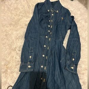 Beautiful Denim Ralph Lauren Polo Dress Sz7